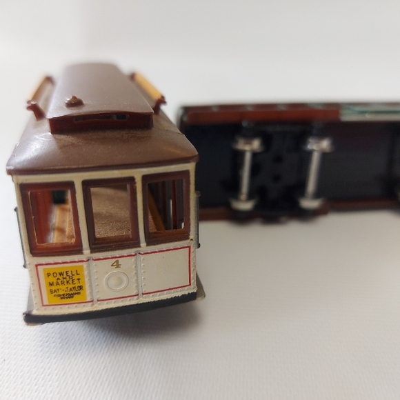 Lot 2 San Francisco Municipal Railway Powell & Mason St. #4 Streetcar Models - Picture 6 of 6